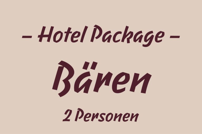 Bären Doppelzimmer